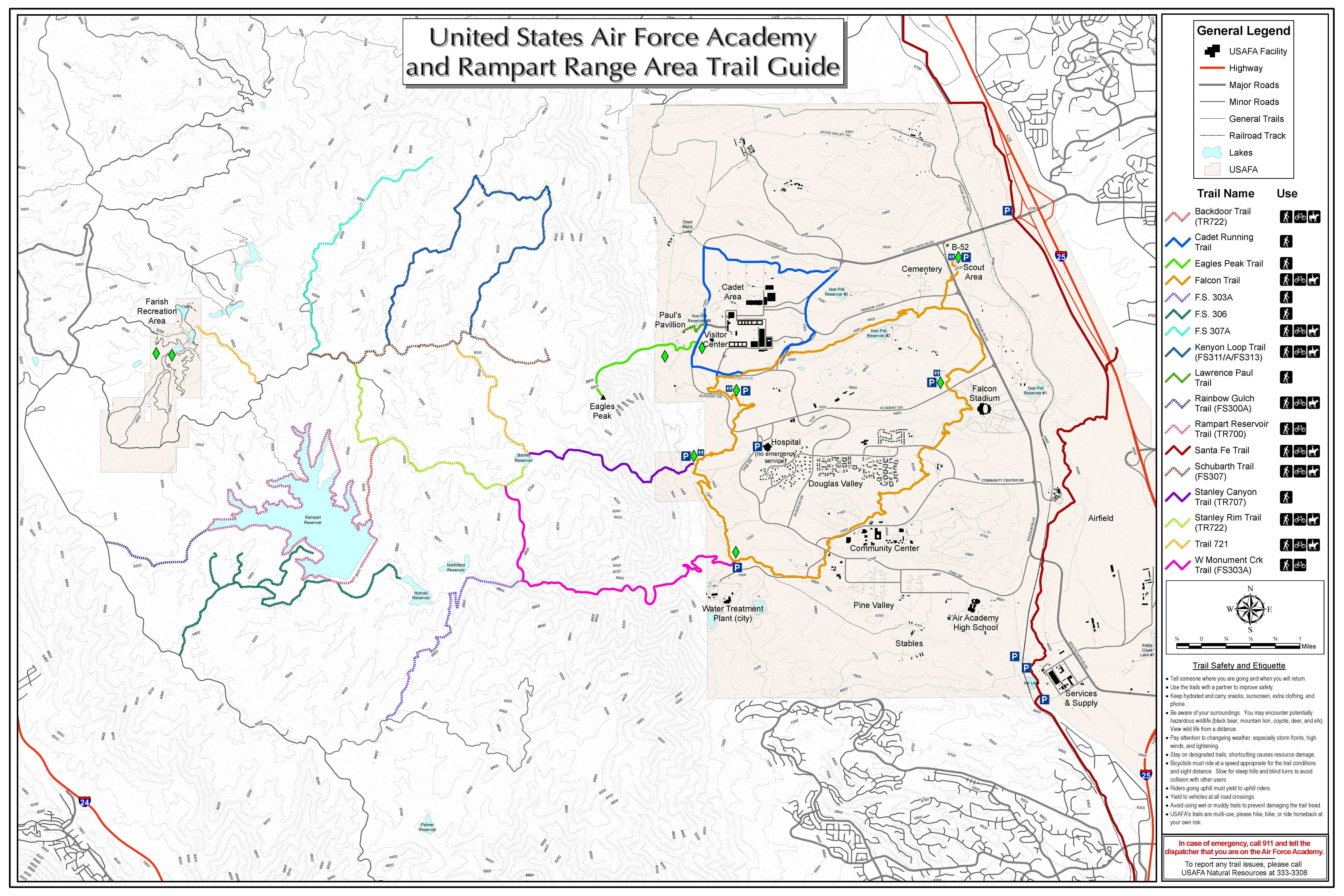 air force academy map